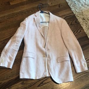 Pink Pure Linen travel blazer size 46 EU